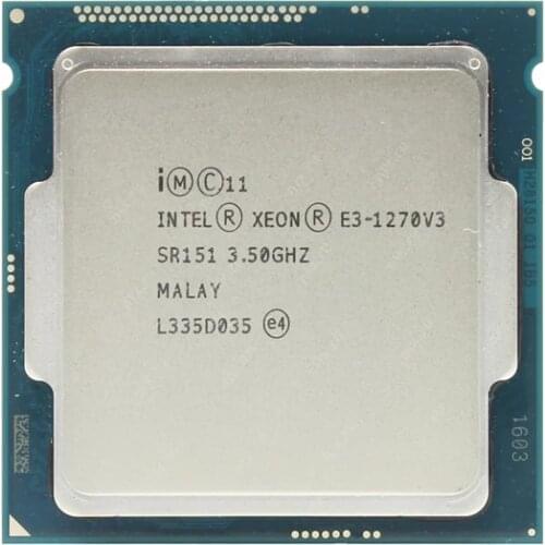 Intel Xeon E3 1270 V3 3.5GHz LGA1150 8MB Quad Core CPU Processor SR151