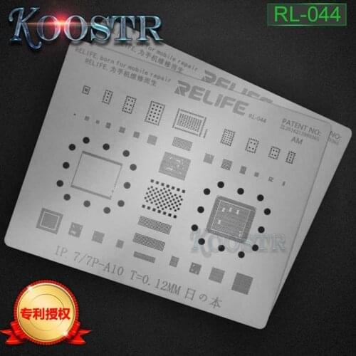RELIFE Dot Matrix Face ID LCD Screen Cable Tin Template BGA Reball Stencil for iPhone X XS MAX XR 11Pro MAX