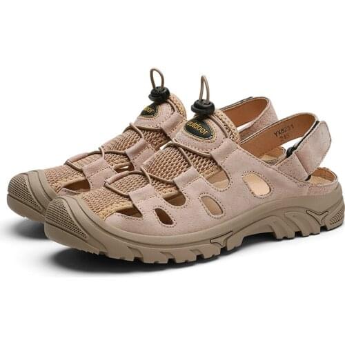 Samool homens mens sandalen for sandales s slip trekking homme shoe beach sandalia slippers sneaker footwear breathable summer