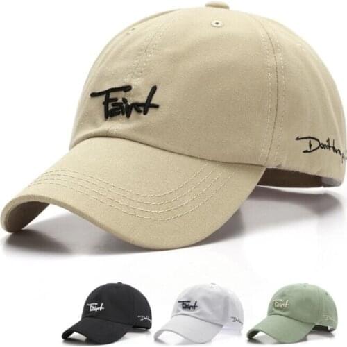 TULA006 Curved Letter embroidery hip hop baseball cap Women cotton casual Golf cap Men Fitted dad hat Snapback hat Gorras