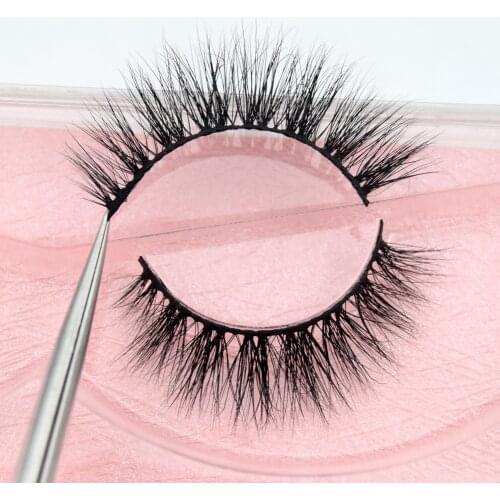 Visofree New Arrival eyelashes 100% handmade Soft natural sexy Fake Eyelashes Strip Lashes extension long 3D Mink Lashes M54