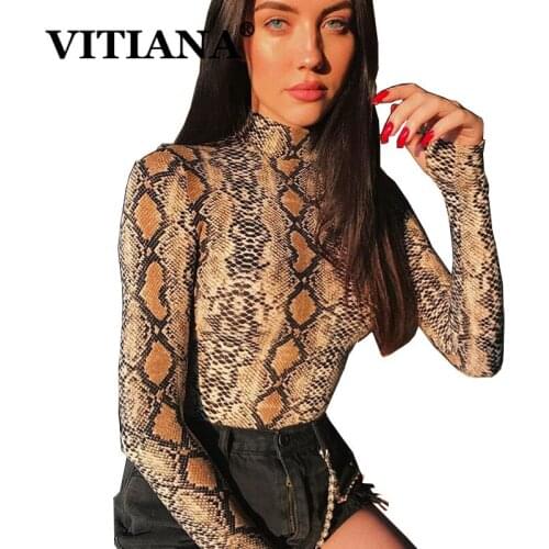 VITIANA Women's Long Sleeve Bodysuits