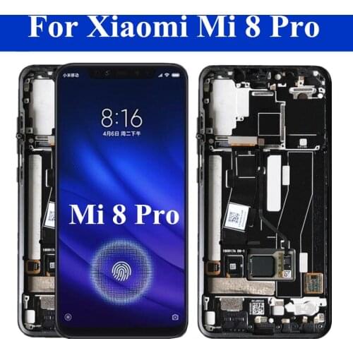 Mi 8 Pro LCD For Xiaomi Mi8 Pro Display Touch Screen Digitizer Assembly For Xiaomi Mi 8 Pro Display with Fingerprint
