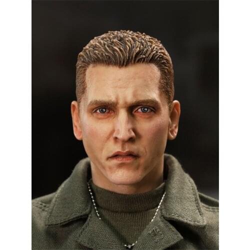 In Stock Scale 1/6th DID A80144 WWII US Army Ranger Sniper Male Head Sculpture Model For Doll Soldier Accessories