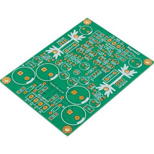 1PCS Sigma22 Linear Servo Regulated Power Supply Bare PCB Board DIY EL97