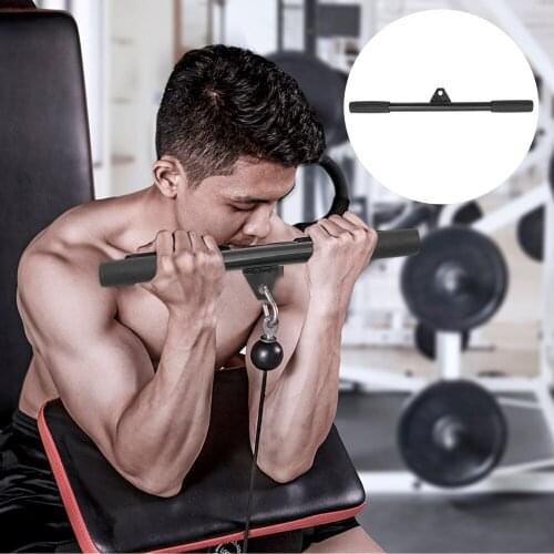 1Pc Pull Down Bar Back Training Bar Body Muscle Trainer Pull-down Handle Muscle Pulling Rod T-Bar for Home Rowing Weight Workout