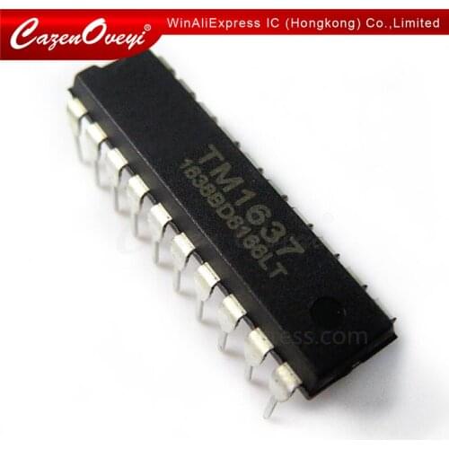 5pcs/lot TM1637 1637 DIP-20 In Stock