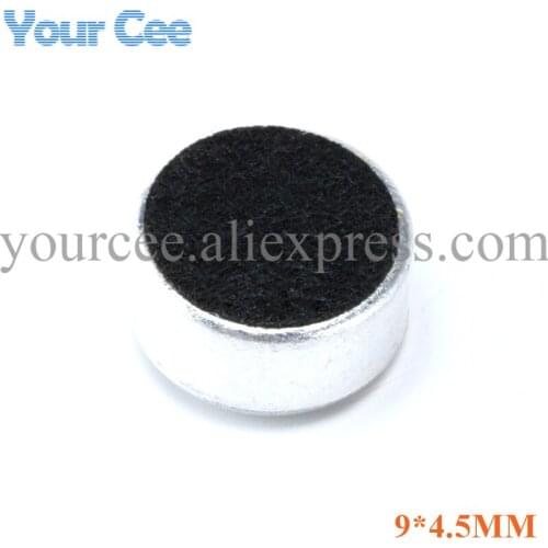 50 pcs 9*4.5mm Capacitive Electret Microphone Pick-Up Sensitivity 52DB Electret Condenser MIC 9mmx4.5mm