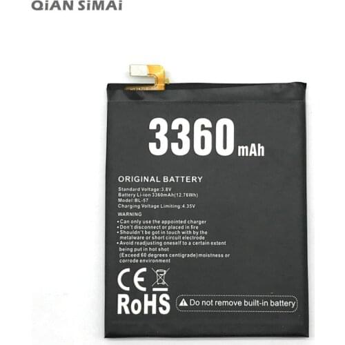 QiAN SiMAi 3360mAh BL-57 High Quality Battery For DOOGEE shoot 2 Mobile Phone Batterij Bateria+ Tracking Code