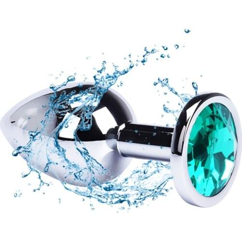 IUOUI Fetish Bondage Ass Plug Stainless Steel Anal Butt Plug, Anal Dilator Sex Toys for Beginner, Metal Anal Toys