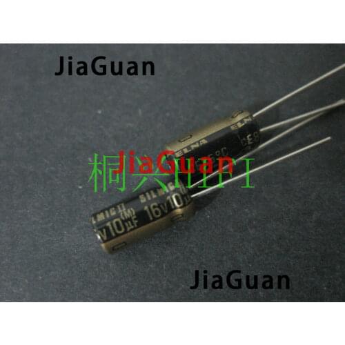 20PCS NEW ELNA RFS SILMIC II 16V10UF 5X11MM SILMICII 10UF 16V hot sale SILMIC2 10uf/16v audio capacitor 10uf16v