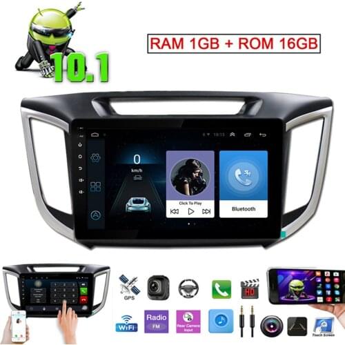 Android 10.1 Car DVD Player Stereo Radio Car Audio Multimedia Player for Hyundai Creta Ix25 2015-2019 GPS Navigation Head Unit