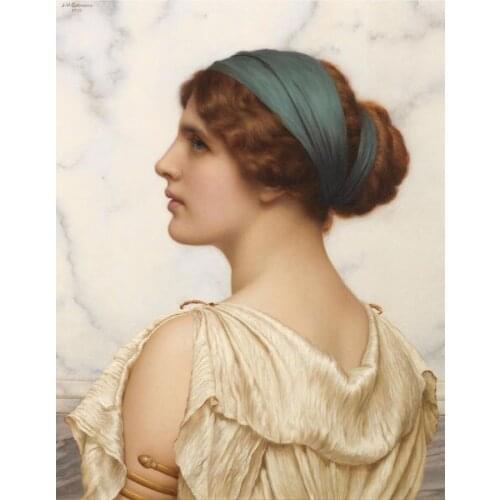 Free shipping court figure canvas prints classical women portrait oil painting printed on canvas wall art decoration pictures