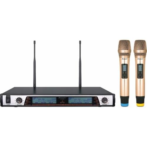 Baomic BM8400 UHF KTV Wireless Microphone 2 Handheld Microphone KTV rooms stage family entertainment Handheld microphone smart