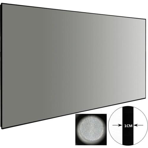F2WCG 16:10 WidenScreen Format 4K Thin Bezel Fixed Frame Projection Screen with cinema grey