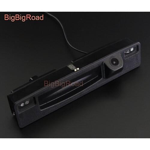 BigBigRoad Car Parking Trunk Handle Rear View Backup Reverse Camera For Ford Focus 3 MK3 Facelift 2015 2016 2017 21018 2019 2020