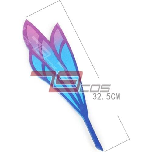 Hot Game LOL Xayah Feather Prop Cosplay Replica Weapon Halloween Carnival Custom Hand Made Prop Toys Birthday Gifts