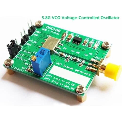 Low Cost RF Microwave VCO Voltage Controlled Oscillator 5.8GHz VCO Signal Generator Module