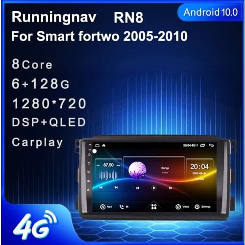 Runningnav For Mercedes/Benz Smart Fortwo 2005-2010 Android Car Radio Multimedia Video Player Navigation GPS