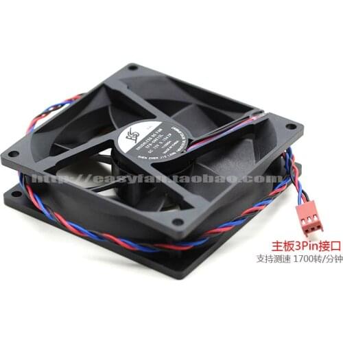 EFB-09E12L Server Cooling Fan DC 12V 0.15A 90x90x25mm 3-wire