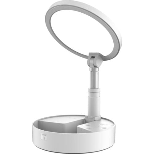 Folding LED Desk Lamp,USB Portable Nightstand Table Night Light Eye-Caring Reading Study Lamp for Kids Adult Living Room