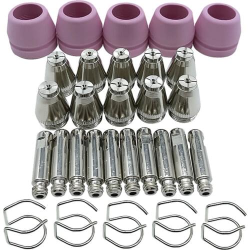 Welding parts for plasma cutting torch AG60 Pilot welding accessories set, 30 pieces
