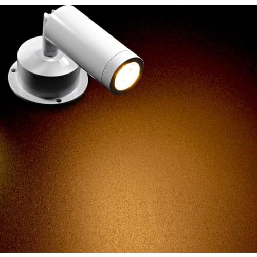 LED WALL Light for Bedroom Bedside Reading Book Lighting Silver/Black/White WALL Lamp 3W 220V Warm/Pure/Cool White Rotatable