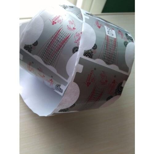 UYNEWS10 ! XL Size100 X NEW Stilleto Shape Nail Art Tips Extension Forms Guide French Diy Tool Acrylic Uv Gel , Free shipping