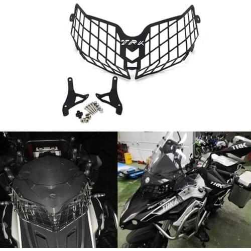 For 2018-2020 Benelli TRK502 Trk 502 Motorcycle Headlight Guard Protector Grille Covers Motorcycle Accessories