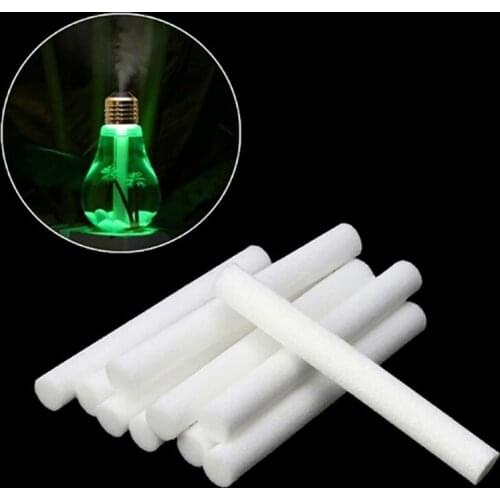 10pcs 8*200/97mm Filters Cotton Swab for USB Air Ultrasonic Humidifier with strong water absorption