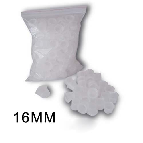 1000Pcs White Ink Plastic Cup Midium 16MM Tattoo Ink Cups For Tattoo Gun Needle Ink Tips Grips