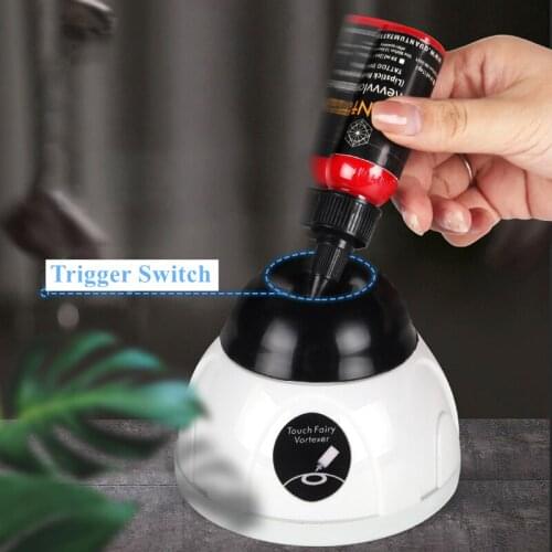 110-240V Vortex Stirrer Mini Lab Paint Mixer 4000 RPM Tattoo Electric Ink Paint Shaker Machine Nail Polish US Plug