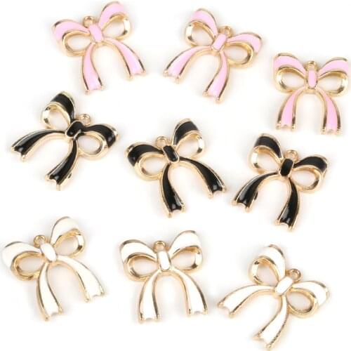 17x20mm 9-10pcs Zinc Alloy Floating Metal Enamel Butterfly Beads Charm Pendant for DIY Earring Bracelet Jewelry Making Findings