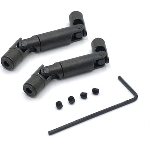 2Pcs Upgrade Metal Driving Shaft for WPL 1/10 D12 1/16 C14 C24 C34 B14 B24 B16 B36 RC Car Parts Accessories