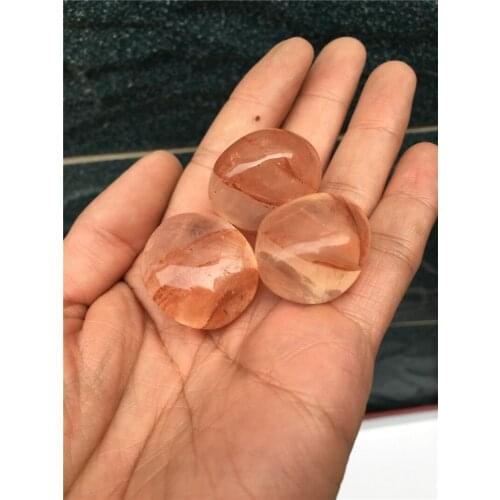 3pcs energy crystal natural mineral clear quartz crystals small size tumbled stones healing crystals as lucky pocket stones