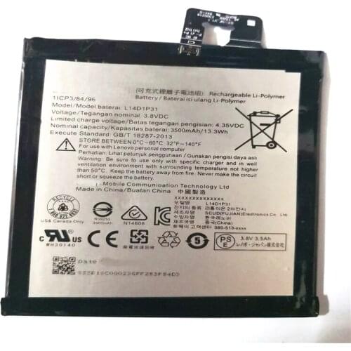 3500mAh L14D1P31 cell phone battery For Lenovo PB1-770N PB1-770M PHAB Plus Battery with Repair Tools