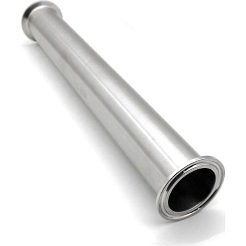 76mm(3") fit Pipe OD 91mm Sanitary SS304 Tri Clover Spool Tube/Pipe Length 12"(300mm)Tri Clamp Pipe Thickness 2mm