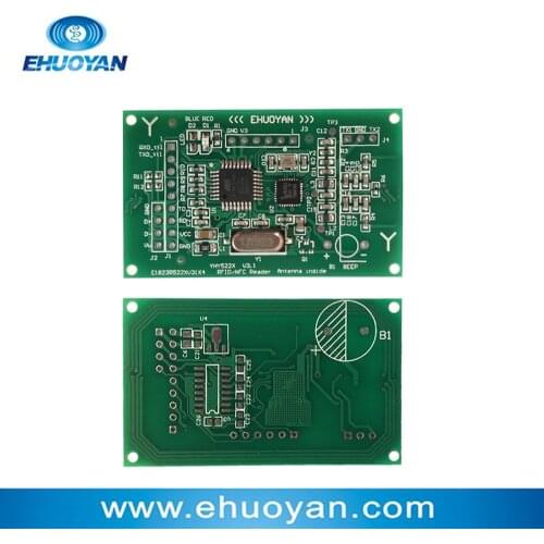Anti-cloned UID M1 card 13.56MHz 14443 A Rfid NFC Reader/Writer Module 2.7-3.6V UART YHY522 +SDK+2 Tags