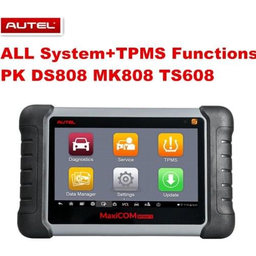 Autel MaxiCOM MK808TS as MK808 add TS601 TPMS Sensor Programming OBD2 Car Diagnostic Tool OBD 2 Scanner Key Coding PK MK808BT
