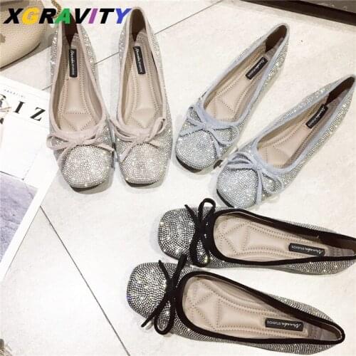 C366 New Fashion Round Toe Flats Shoes ELegant Princess Ladies Footwear Butterfly Knot Design Comfortable Ladies Shoes Bridal