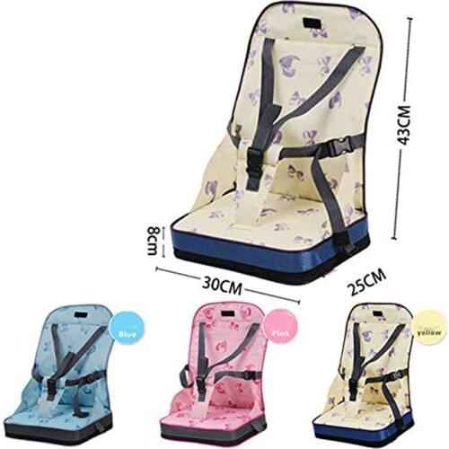 Baby Playmats Dining Chair Cushion With Folding Portable Seat Baby Safety Folding Child Seat With Belt Supplies