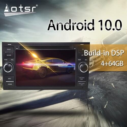 For Ford Mondeo 2004-2010 Car Multimedia Radio Player Stereo screen Android 10 DSP 7 inch IPS screen Audio GPS Navi BT head unit