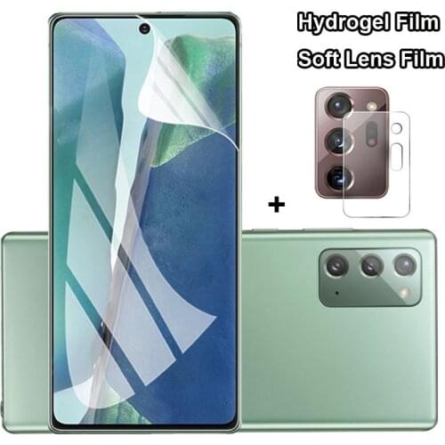 For samsung galaxy note 20ultra Soft camera Lens Proyector 100D Protective Hydrogel Film note20 ultra Not Glass