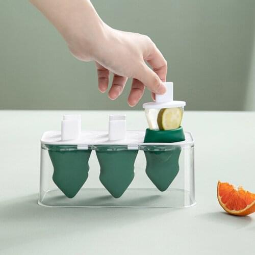 Home Kitchen Silicone Ice Cream Mold Silicone Tools Popsicle Mold 6 Cell Small Tree Shape Popsicle Ice Pop Maker Mould