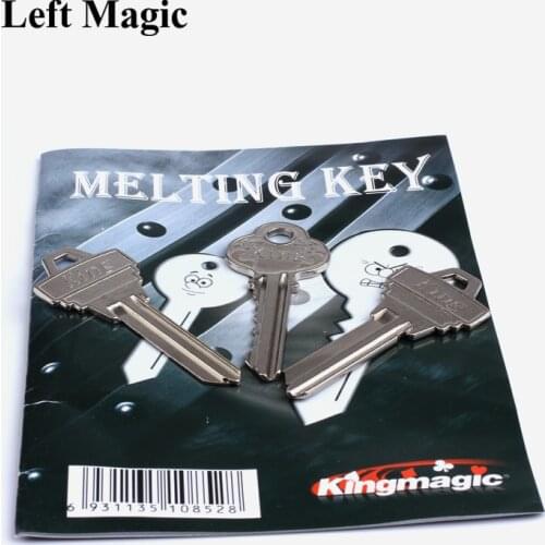 1set Melting Key copy Finger memory Close Up Magic Tricks Mystery magician Accessory illusion props E3014