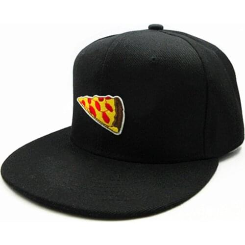 LDSLYJR personality Pizza embroidery cotton Baseball Cap hip-hop cap Adjustable Snapback Hats for men and women 118