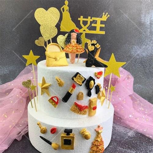 Cosmetics series Silicone Mould Chocolate Fondant Mould DIY Cake Decorating Tool Kitchen Baking Accessories