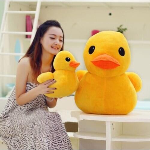 Lovely yellow duck plush toy soft plush toy throw pillow , birthday gift w5342