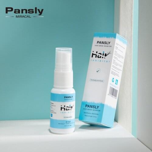 Permanent Hair Removal Inhibitor Spray Essence Painless Beard Legs Armpit Smooth Repair Skin Facial Pubic Stop Growth