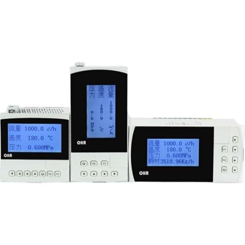 Flow totalizer hot and cold volume temperature pressure liquid level temperature and pressure compensation controller